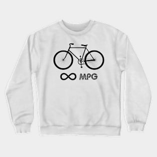 Infinite MPG bike design Crewneck Sweatshirt
